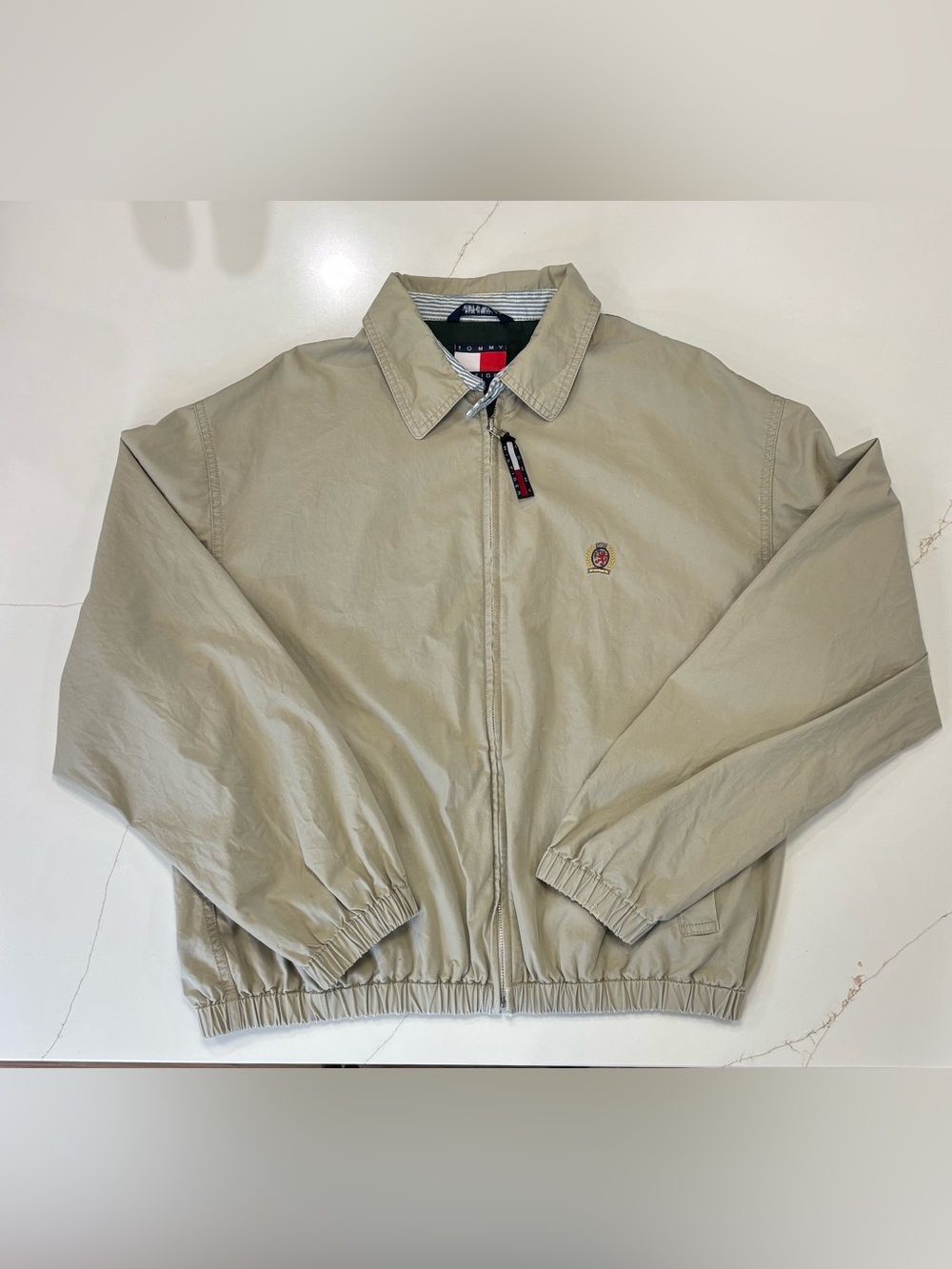 Tommy Hilfiger Light Beige Windbreaker Jacket